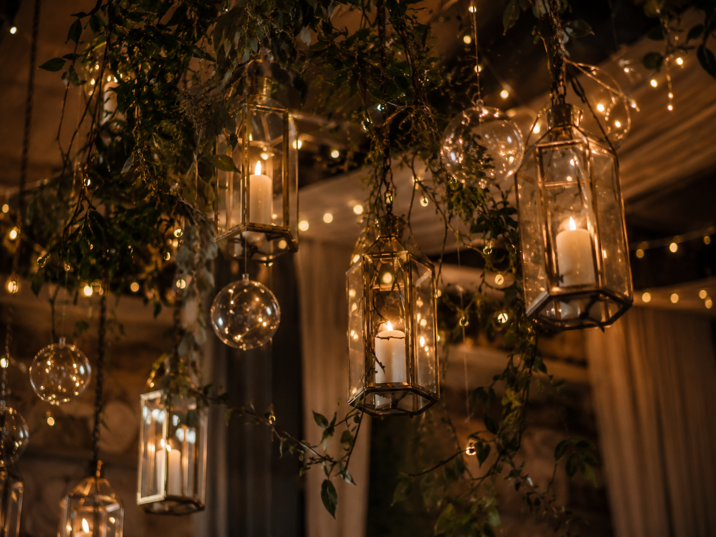 Atmospheric hanging lights